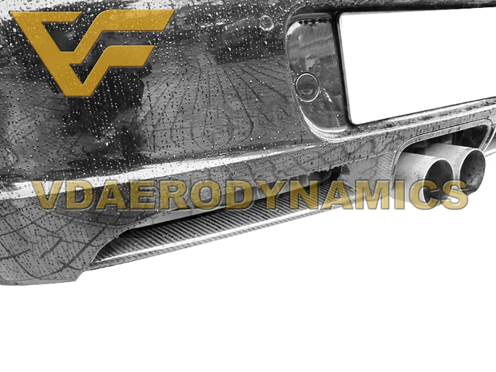 Подходит для 05-08 987 Cayman Boxster VAD-V углеродное волокно задний диффузор губ комплект