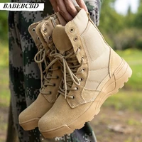 winter breathable tactical boots hight top combat boots warm combat desert field operations combat mens marine hiking shoes