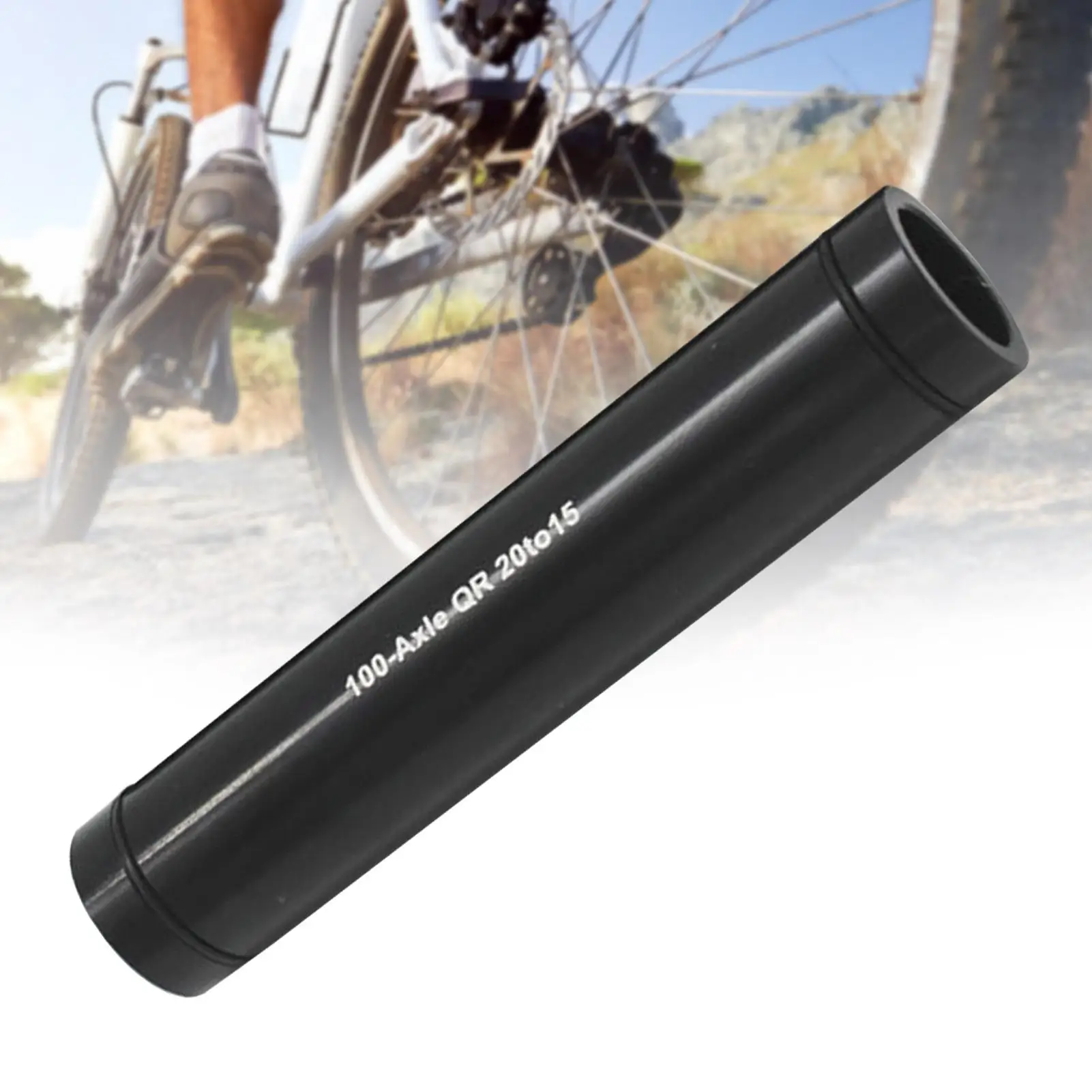 

1pcs 100mm/110mm MTB Bike Barrel Shaft Hub Conversion Shaft 20mm Turn 15mm Mountain Bicycle Thru Axle Adapter Fork Parts