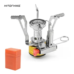 Портативная Складная уличная плита, газовая плита горелки кемпинга для пешего туризма, пикника газовая плита для Барбекю бак