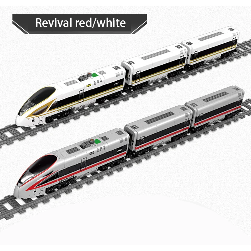 

Original KAZI 98229 city electric train building blocks track toys assembling boy gifts revival train children's toys