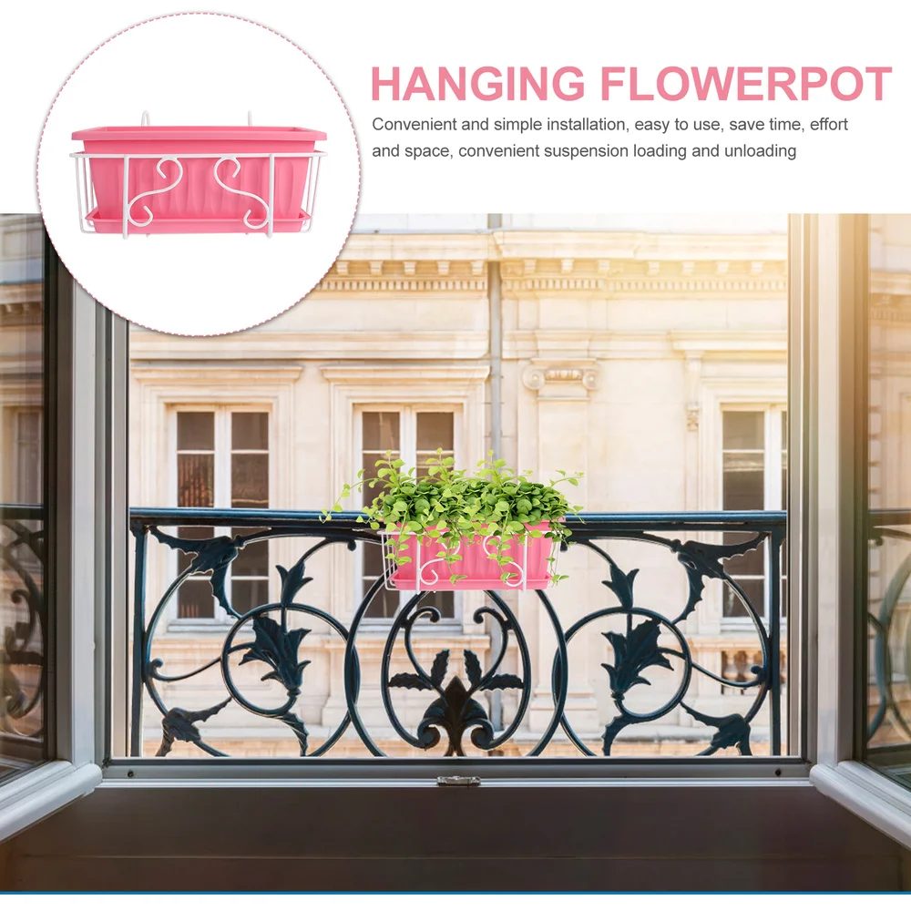 

1 Set Flowerpot Rack Balcony Planting Flowerpot Plant Display Rack for Home