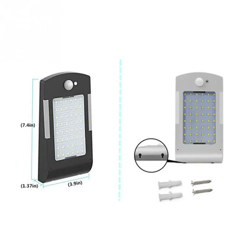 Светодиодный светильник на солнечной батарее уличный водонепроницаемый ing для