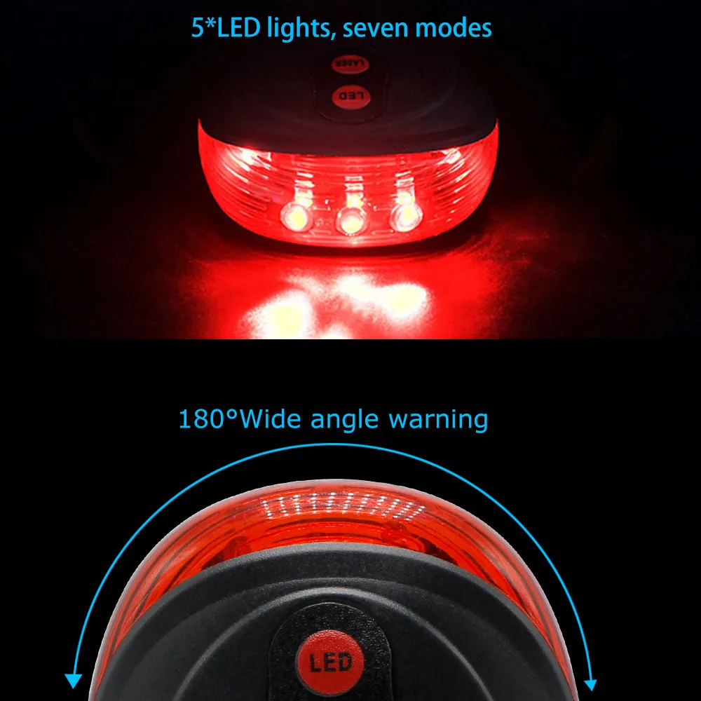 Велосипед Велосипеды светильник чудесный хвост Безопасность Предупреждение 5