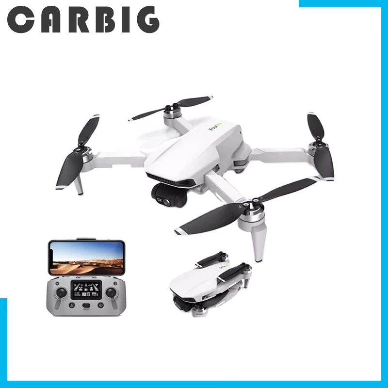 Мини-Дрон HR iFour I4 PRO GPS 4k с 3-осевым шарнирным подвесом FPV HD камера бесщеточный