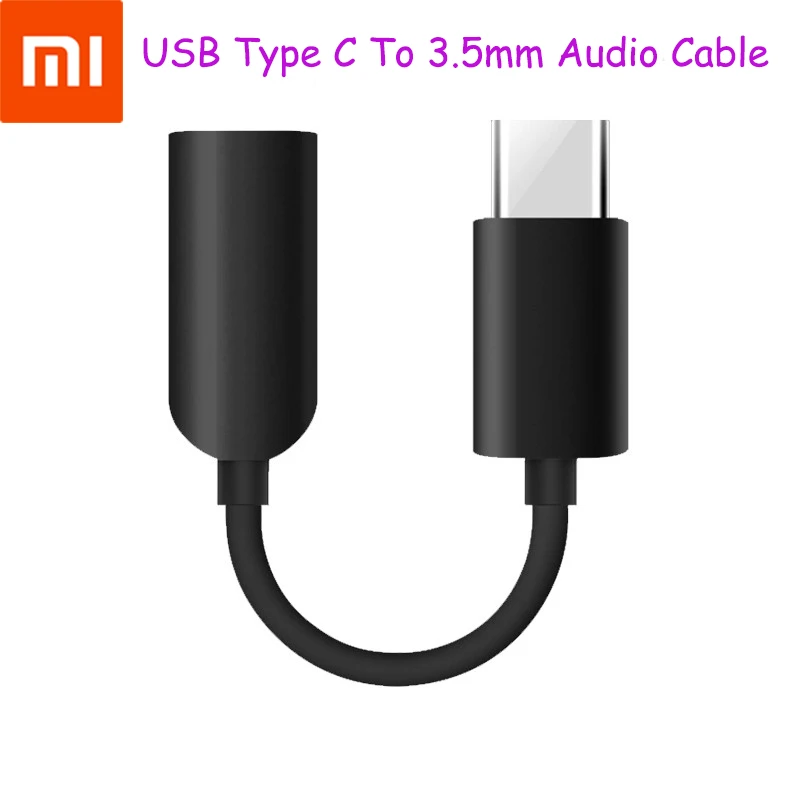Аудиокабель XIAOMI с разъемом типа C 3 5 кабель для наушников USB на мм адаптер Mi 9 10 T MIX 2