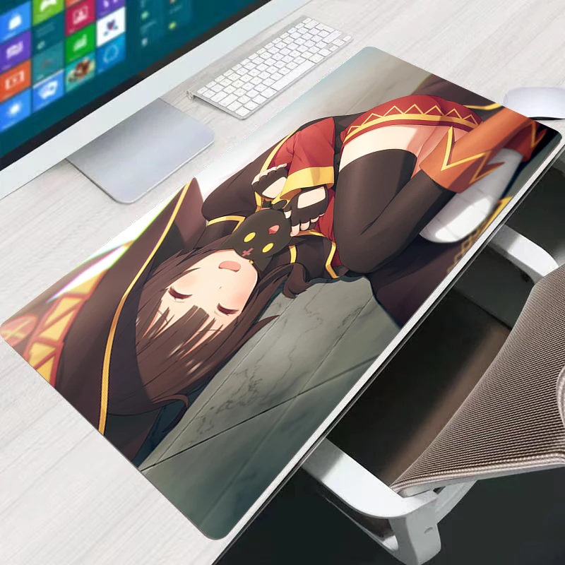 

Konosuba Megumin Mouse pad Computer Laptop Anime Keyboard Mouse Mat Large Mouse Pad Keyboards gamer desk Mats