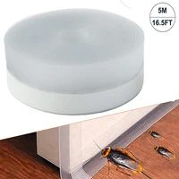 5m self adhesive door bottom seal strip weather window silicone soundproofing windproof dust self adhesive door sealing tape