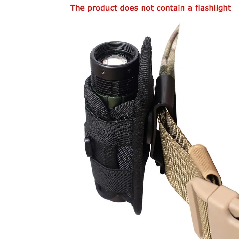 

360 Rotating Flashlight Nylon Universal Bag For outdoor hiking field work cap flashlight hiking X1R2 Portable R1V5