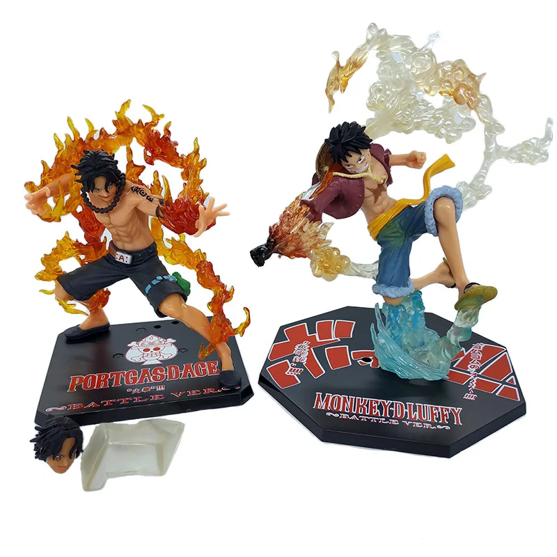 Фигурка знаменитой д Луффи раута Эйс ПВХ экшн фигурка Grandline аниме цельный кусок