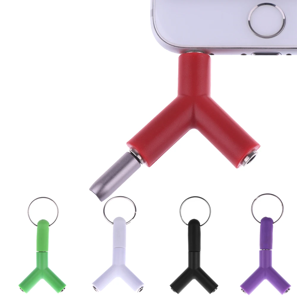 Новинка адаптер для наушников 3 5 мм переходник с двойным разъемом сплиттер