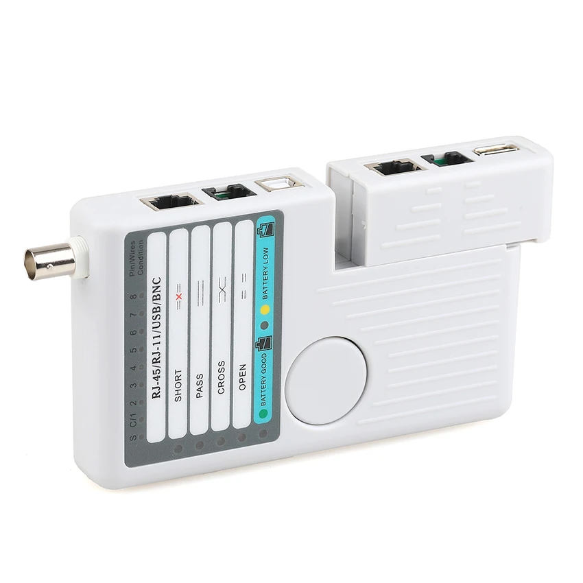 Тестер сетевого кабеля 4 в 1 KELUSHI NF3468 RJ11/ RJ45/ USB/ BNC|rj45 rj11|network rj45rj11 rj45 |