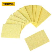 510pcs yellow high temperature resistant cleaning sponge for enduring electric welding soldering iron stand accessories kit