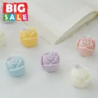 Креативная Роза ручной работы, фотореквизит, ароматерапия, украшения для свечей, соевые искусственные маленькие свечи, ароматизированные, расслабляющие