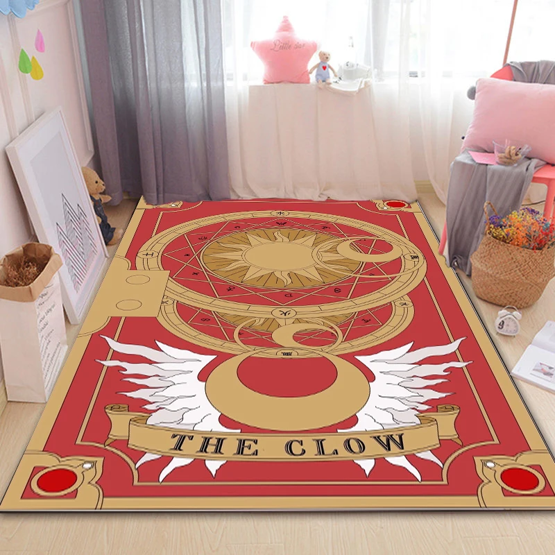 Аниме кард-каптор Sakura Star розовый коврик для дверей ковер напольный спальни