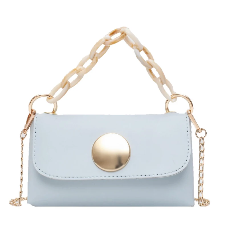 

Новые модные дизайнерские сумки через плечо для женщин 2020 акриловая толстая цепочка женская сумка через плечо мини сумки с помадой