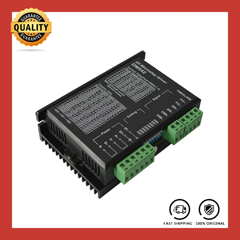 24 В 48 Драйвер шагового двигателя DM542 полная защита 1 0-4.2A DC24-50V NEMA 17 23 34 шаговый