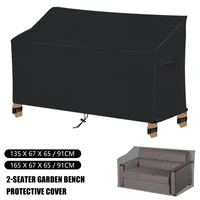 2 seater garden bench protective cover outdoor waterproof windproof uv resistant couch furniture sofa cover with side tie straps