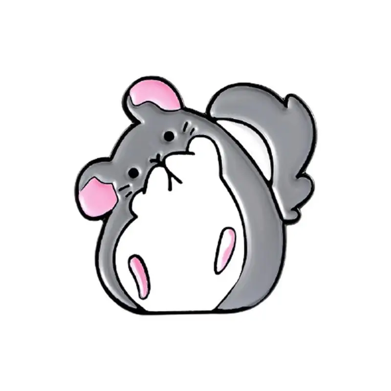 Мультфильм Emaille Egel Otter pinguirin Дракон значок брошь на заказ Reversspeldjes Gekleurde Decoratieve Overhemd