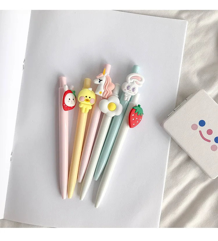 42 шт./лот простое симпатичное платье с помпоном в виде яйца клубника утка гелевая