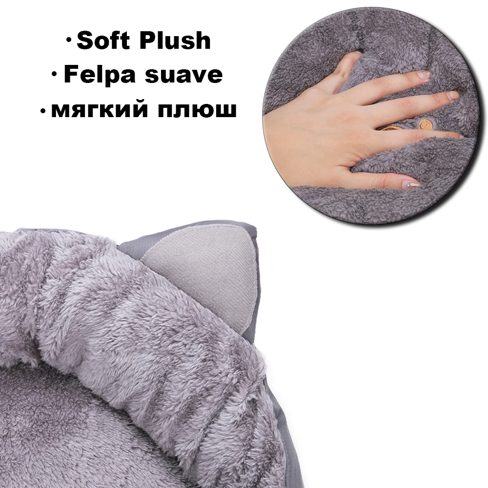 Фланелевая кровать для домашних животных собак питомник маленьких средних