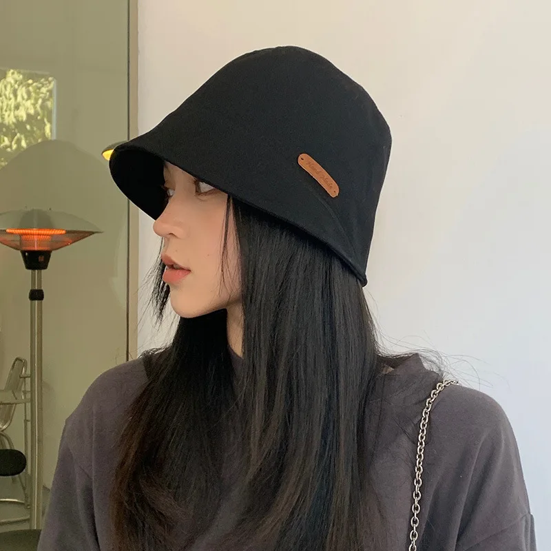 Fisherman Hat Female Spring and Summer Outing Round Face Suitable for Basin Hat Fashion Big Head Circumference Sun Hat