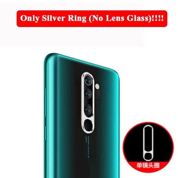 Only Silver Ring Защитное стекло для объектива для Xiao mi Red mi Note 8 7 Pro mi A3 9T SE защитное металлическое стекло для камеры чехол-кольцо на красную mi Note 8 Pro крышка - Цвет: Only Silver Ring