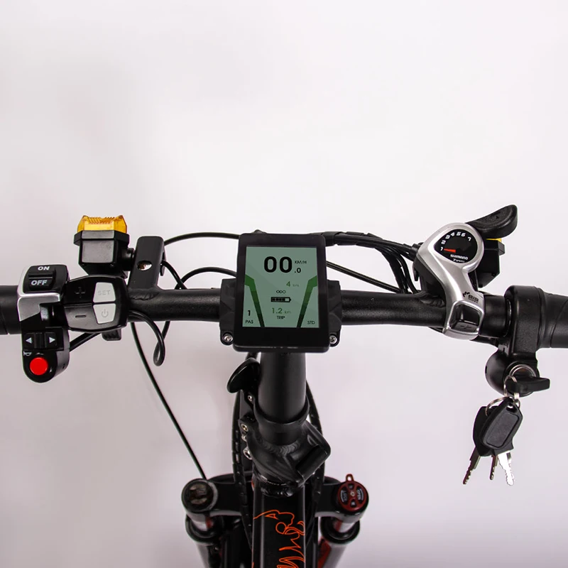 

RICHBIT 500W 48V 20inch fat tire ebike electric bicycle folding snow electric bicycle suspension turn signal mirror Europe fast