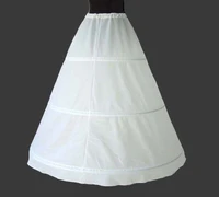 new style fresh looking white 3 hoops crinoline underskirt petticoat wedding bridal dress
