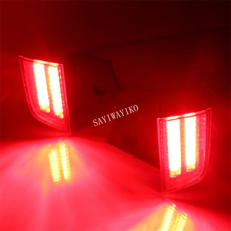 1 пара Автомобильных СВЕТОДИОДНЫХ отражателей задние противотуманные фары