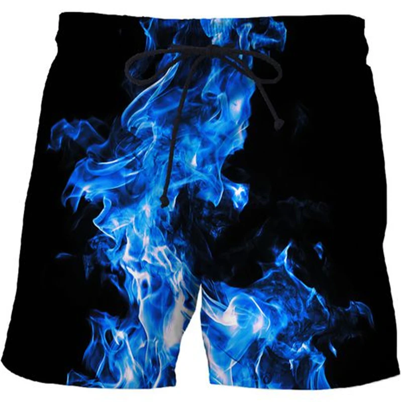

New pattern warm color shorts men's beach pants quick-drying pants men's season shorts breathable and waterproof sports