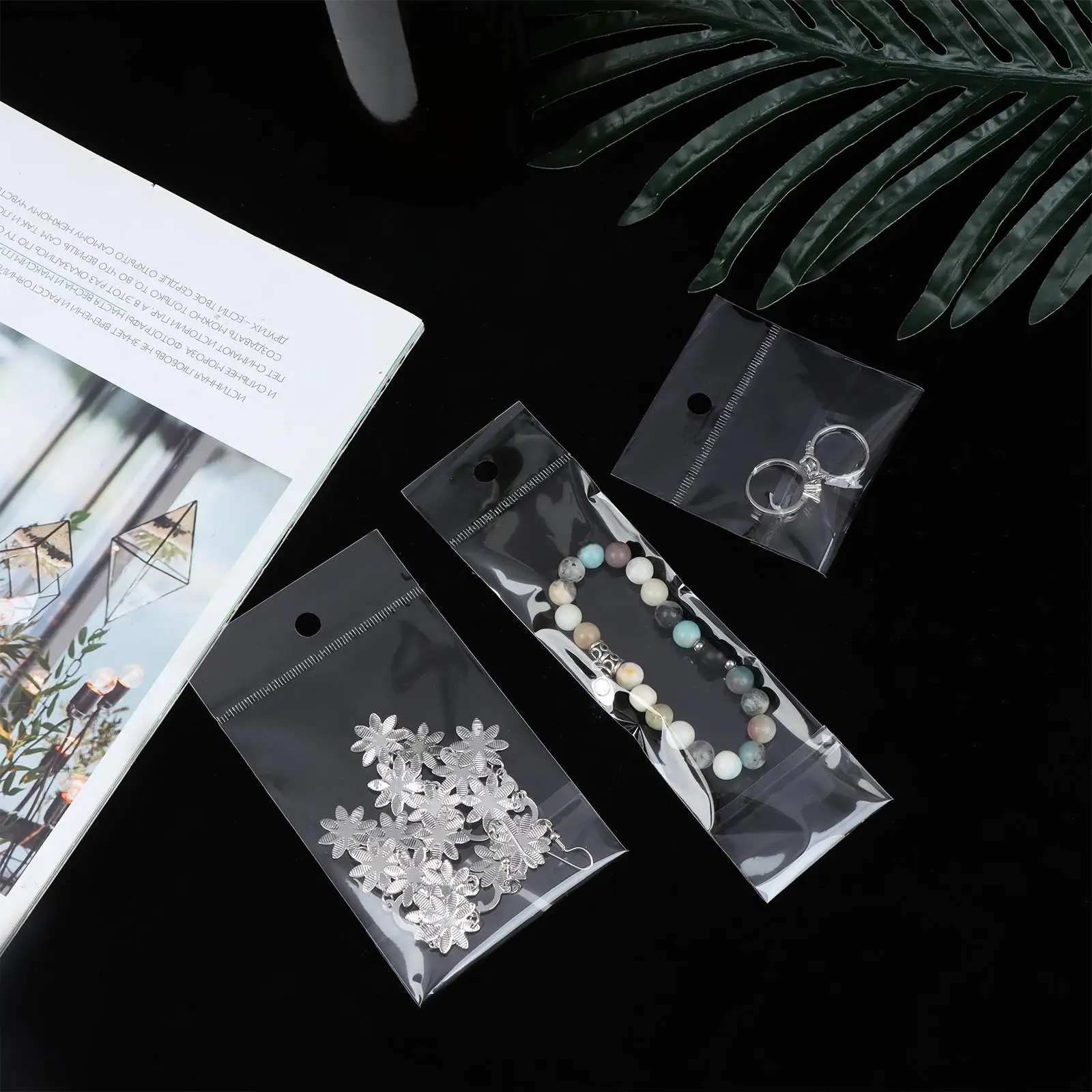 

Прозрачные самоклеящиеся пакеты из OPP, пластиковые целлофановые пакеты, подарочные пакеты и мешочки для упаковки ювелирных изделий с отвер...