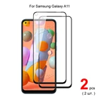 Для Samsung Galaxy A11 полное покрытие закаленное стекло Защита для экрана телефона защитная пленка