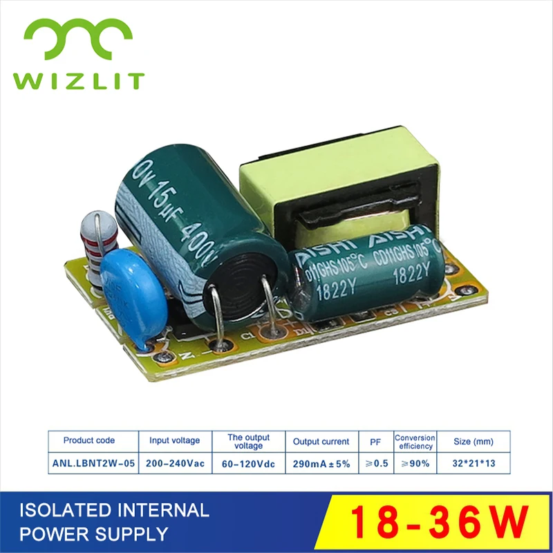 18 36W трансформаторы встроенные для светодиодов источник питания встроенный 220 240V