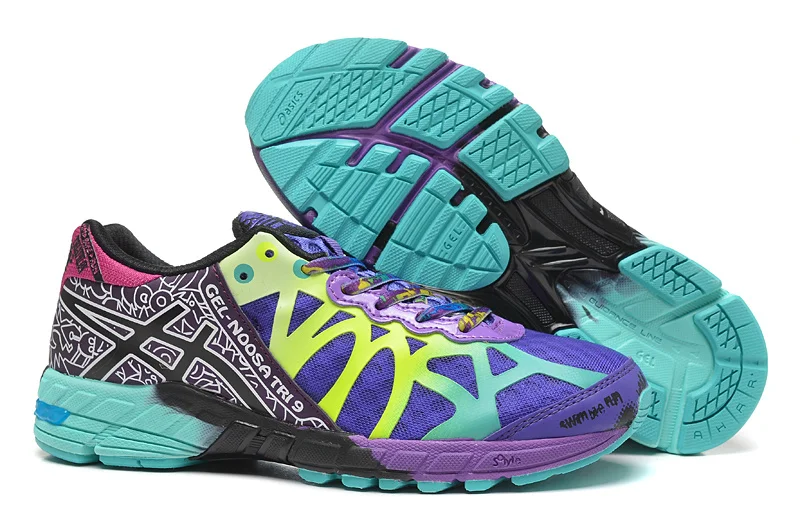 Asics Gel-Noosa TRI9 женская обувь дышащая устойчивая обувь для бега уличная теннисная обувь Hongniu