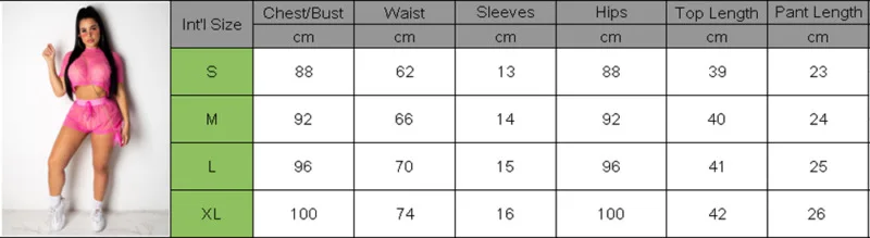 Сексуальный женский комплект из 2 предметов сетчатый укороченный топ и шорты