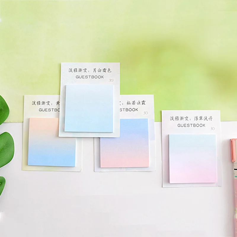 Креативные и Элегантные градиентные заметки для заметок N Times небольшие свежие