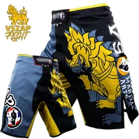 vszap fitness shorts sport muay thai boxing combat appearance for training mma tiger free fight fight running