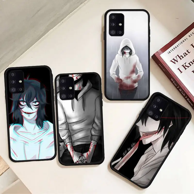 

Japan anime jeff the killer Phone Case For Samsung galaxy A S note 10 12 20 32 40 50 51 52 70 71 72 21 fe s ultra plus