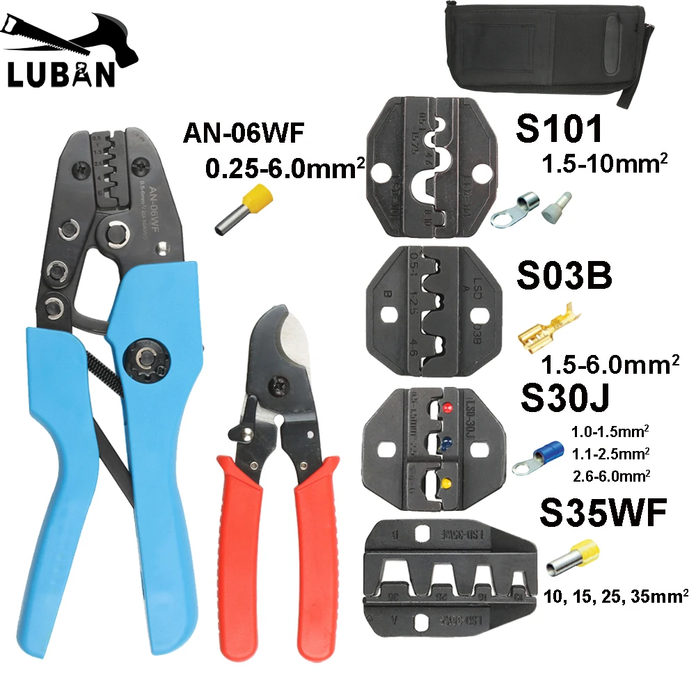 

Обжимные Щипцы с храповым механизмом для обжима проводов