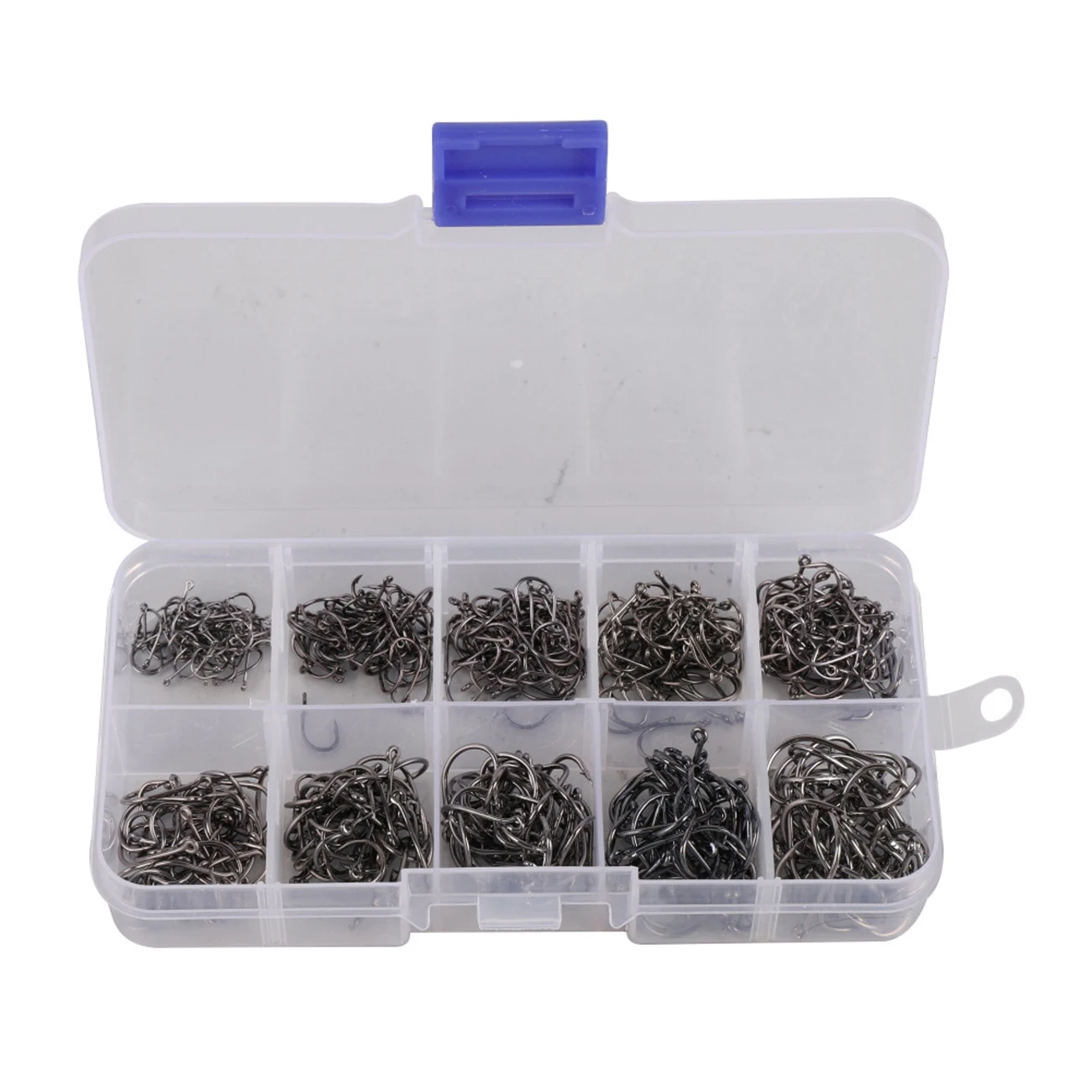 

100Pcs Fishing Hooks Barbed Carbon Steel Single Circle Fishing Hook Fly Fishing Jig Carp Hooks Sea Tackle Accessories