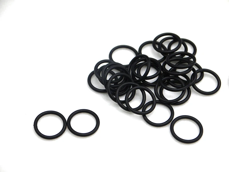 

50pcs NBR O Ring Seal Gasket Thickness CS 2mm OD 8~80mm Nitrile Butadiene Rubber Spacer Oil Resistance Washer Round Shape Black