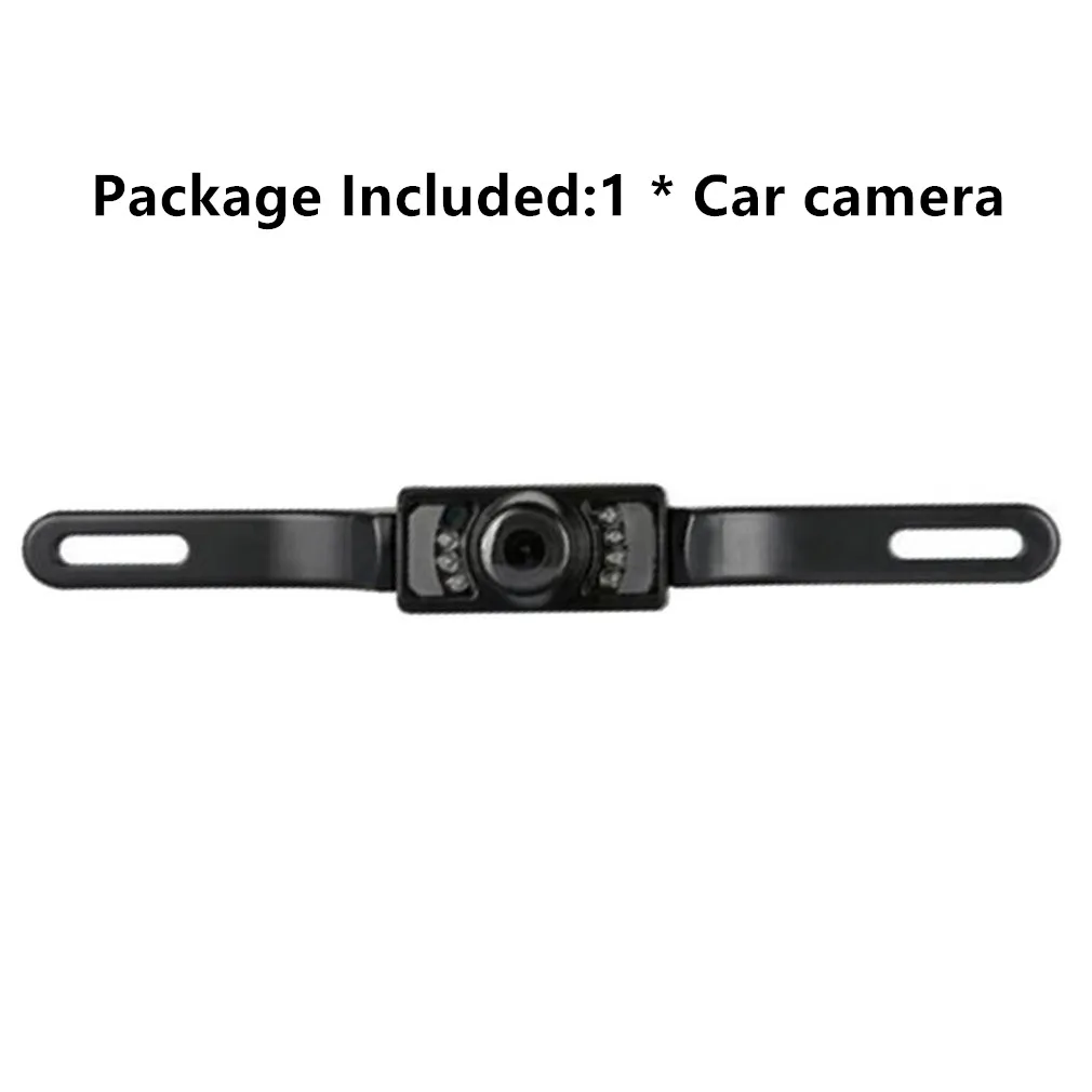 

Built-In Wireless Waterproof Night Vision System Reverse Backup Car Camera With 5" Monitor Kit Black