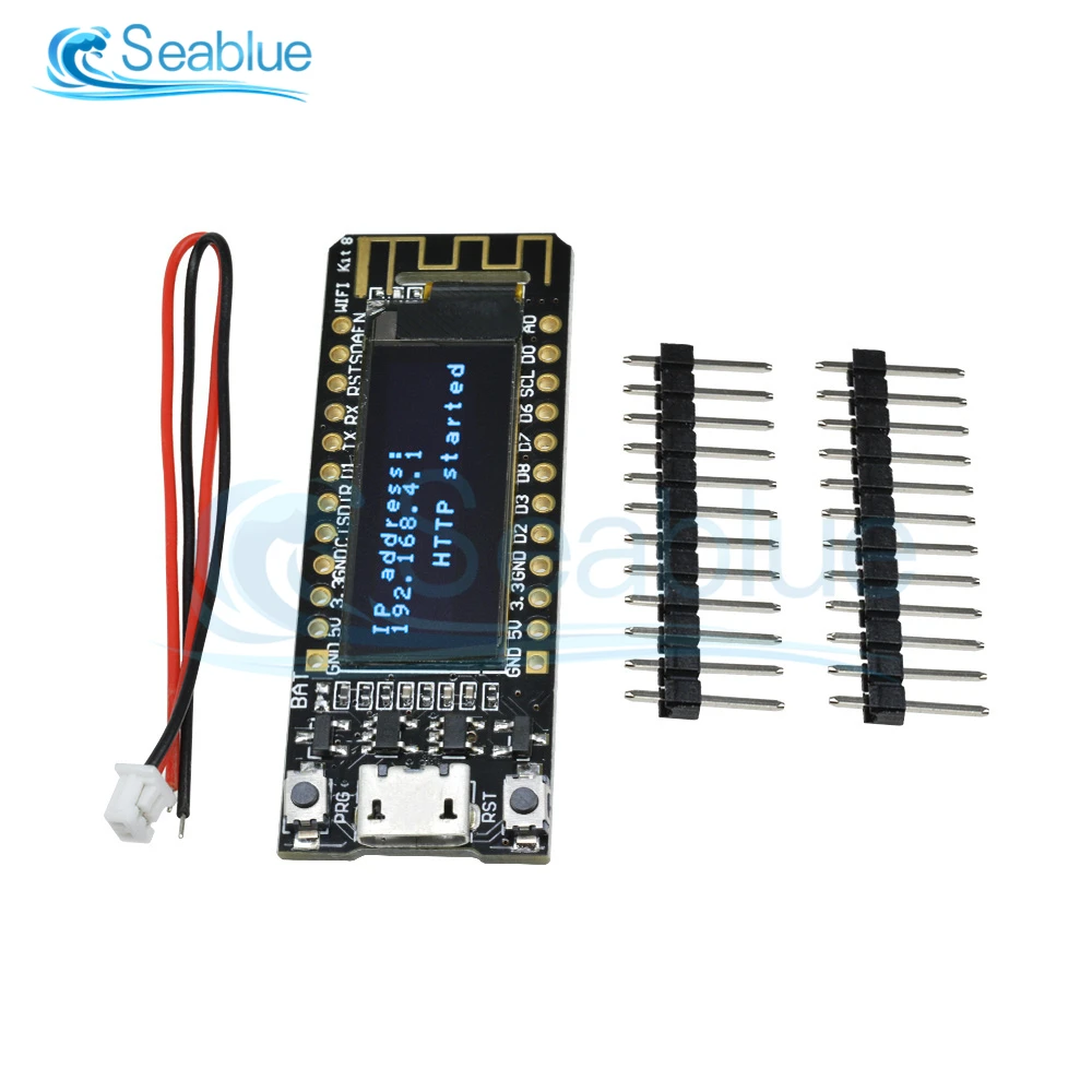 Макетная плата ESP8266 OLED-дисплей 0 91 дюйма 32 Мб флэш-памяти CP2014 модуль NodeMcu для Arduino IOT