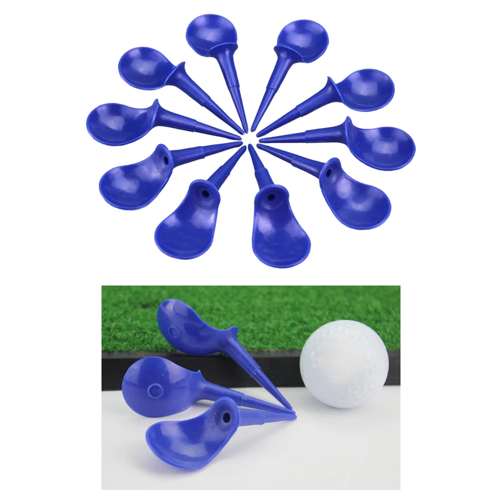 10Pcs Unbreakable Chair Shape Golf Tees 82mm Golfing Driving Range Training Aids Accessory Replacements |