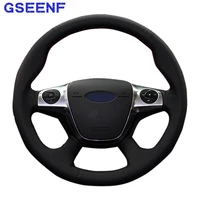 for ford focus 3 2012 2013 2014 kuga escape 2013 2015 2016 c max 2011 2014 car steering wheel cover wearable artificial leather