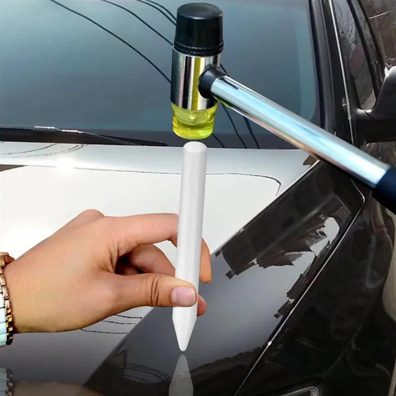 

PDR Tool 5pcs Nylon Pen White Black Car Body Dent Removal Auto Repair Tools Car Dent Repair Kit Leveling Knock Down Tools