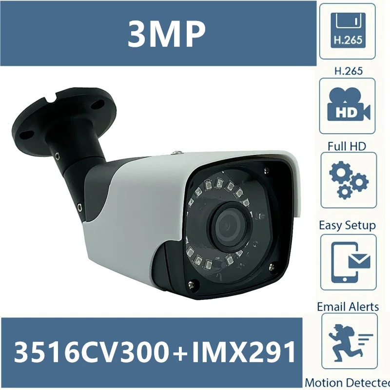 Камера видеонаблюдения Sony imx290 + 3516C инфракрасная камера с низким освещением H.265