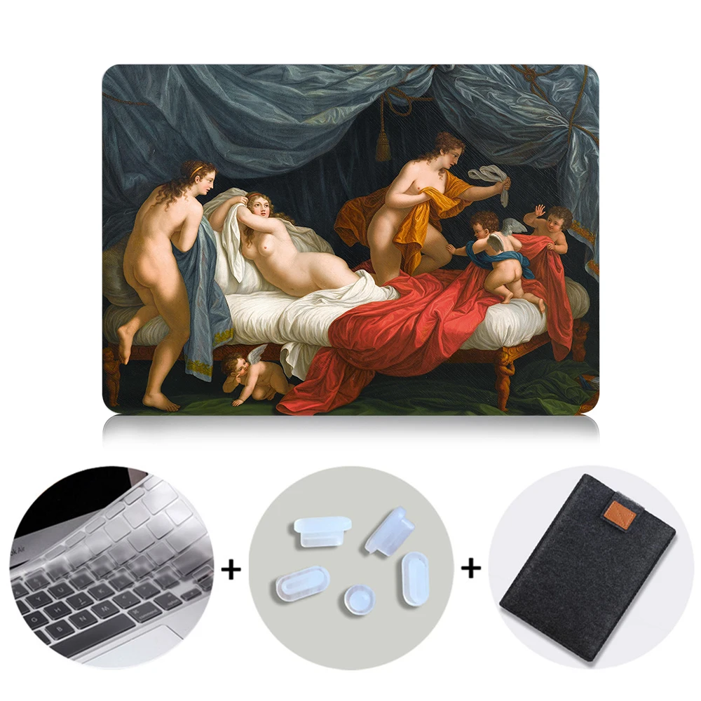 Чехол MTT для ноутбука Macbook Air Pro 11, 12, 13, 15 retina с сенсорной панелью, чехол с масляным рисунком для Mac book Pro, 16 дюймов, чехол - Цвет: MB17