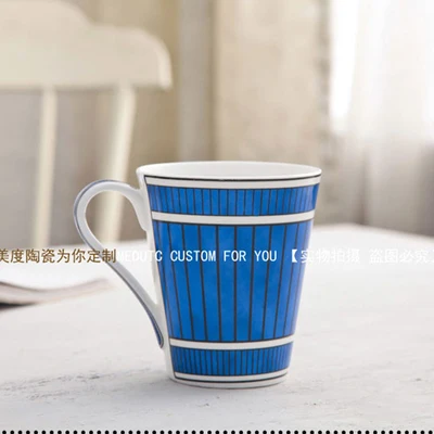 Новая версия Керамика кружка кофейная чайная молока питьевой чашки с ручкой Кофе кружка для офиса Новинка подарок с подарочной коробкой - Цвет: 06